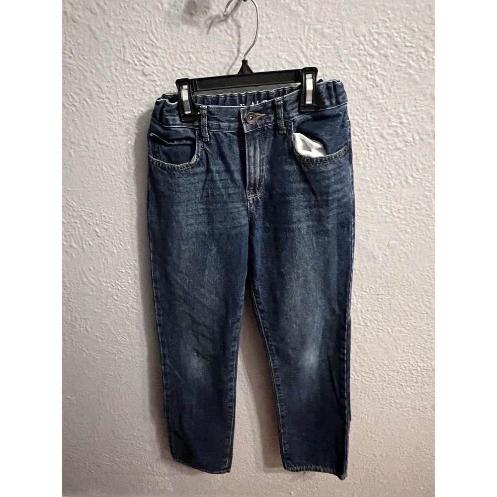 Childrens Place Boys Size 10 Straight Denim Blue Jeans‎ Adjustable Waist